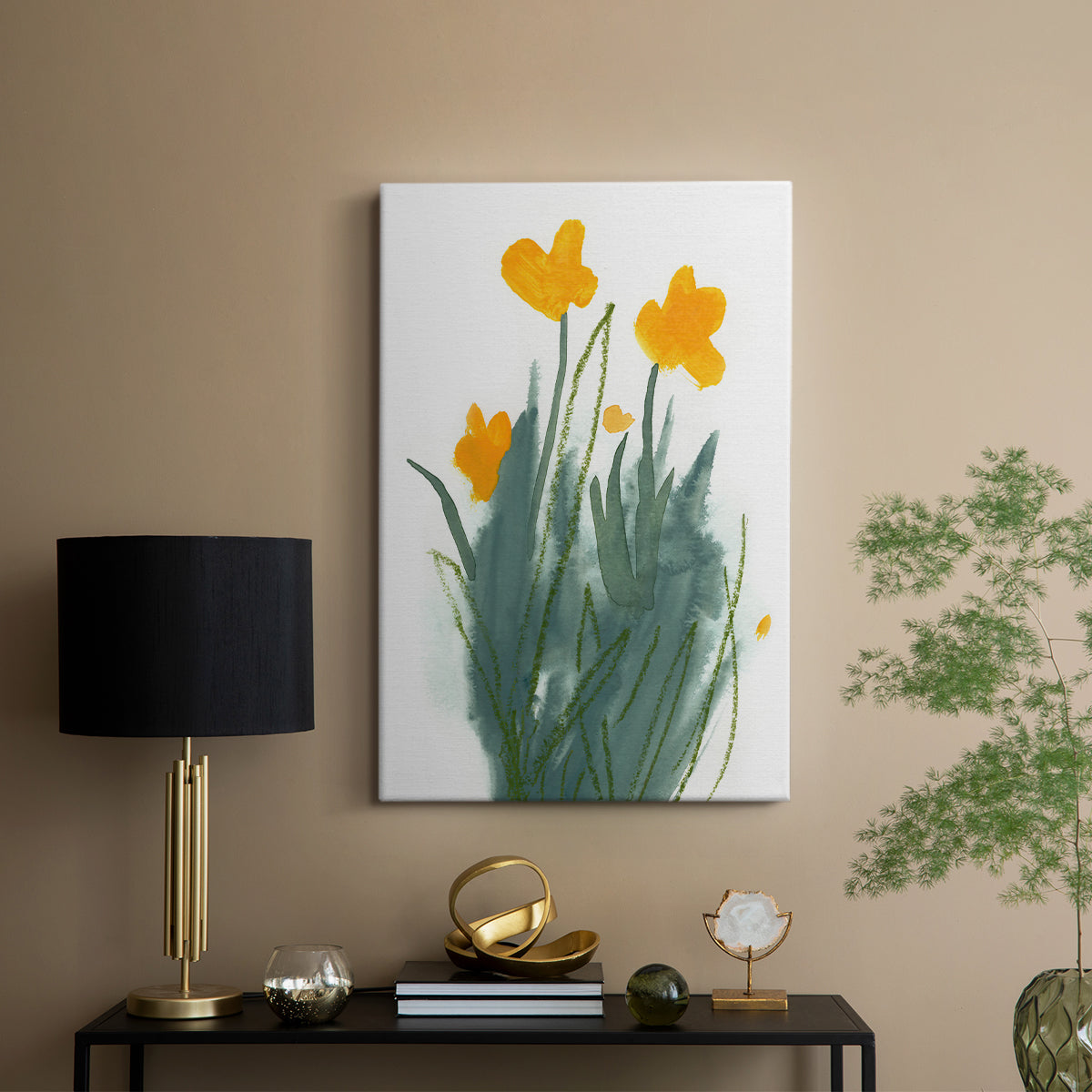 Daffodil Bunch I - Canvas Art Print
