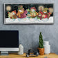Christmas Lineup - Floater Framed Canvas Print