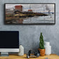 The Seine at Petit - Floater Framed Canvas Print