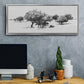 Treeline Sketch II - Floater Framed Canvas Print