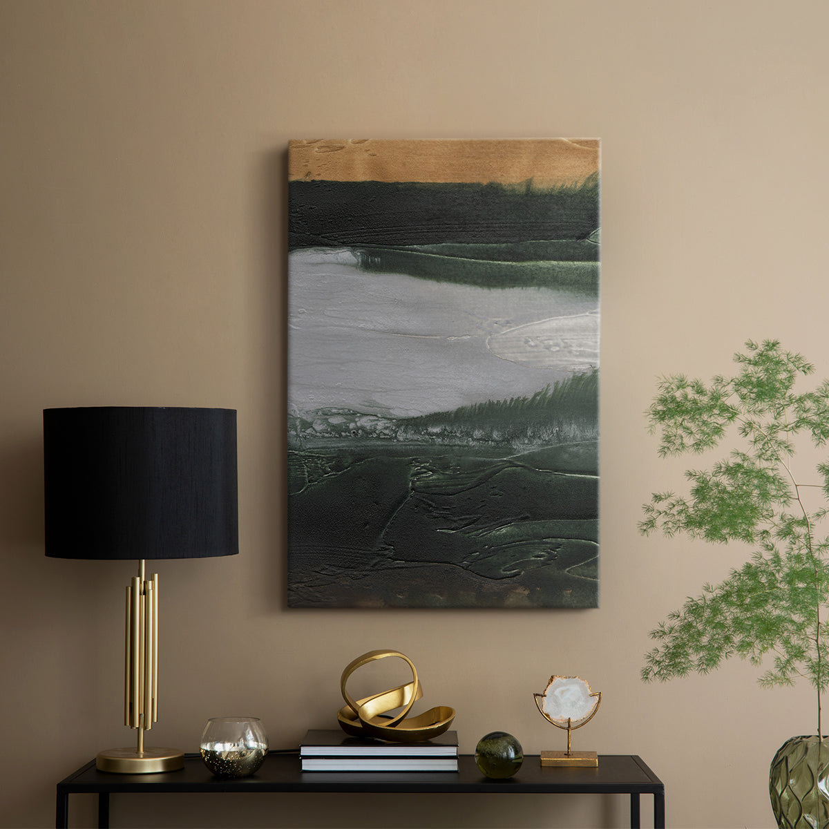 Embellished Coastal Plain II - Canvas Art Print