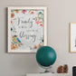 Spring Bird Blessing - Barnwood Framed Canvas Print