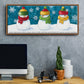 A Frosty Kiss - Floater Framed Canvas Print