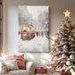 Snowwhite Lantern at Twilight - Canvas Art Print
