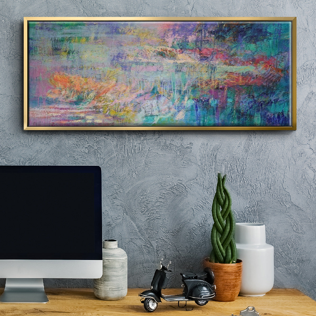 Vespers - Floater Framed Canvas Print