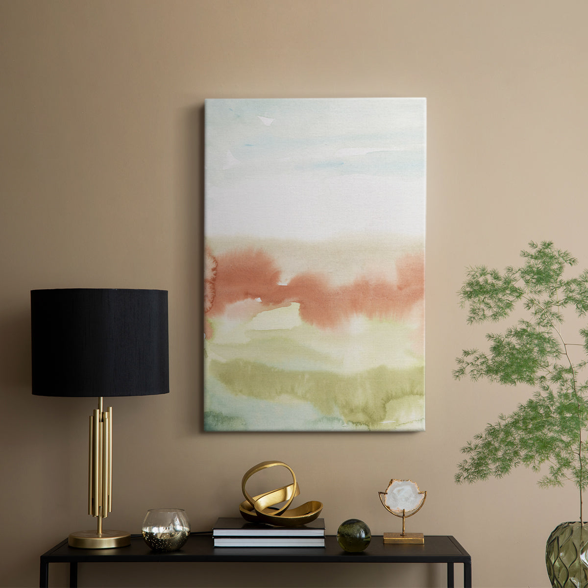 Blushing Sunrise I - Canvas Art Print
