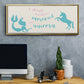 Mermaid Unicorn - Floater Framed Canvas Print