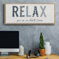 Relax - Floater Framed Canvas Print