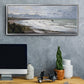 The Beach at Saint Adresse, 1876 - Floater Framed Canvas Print