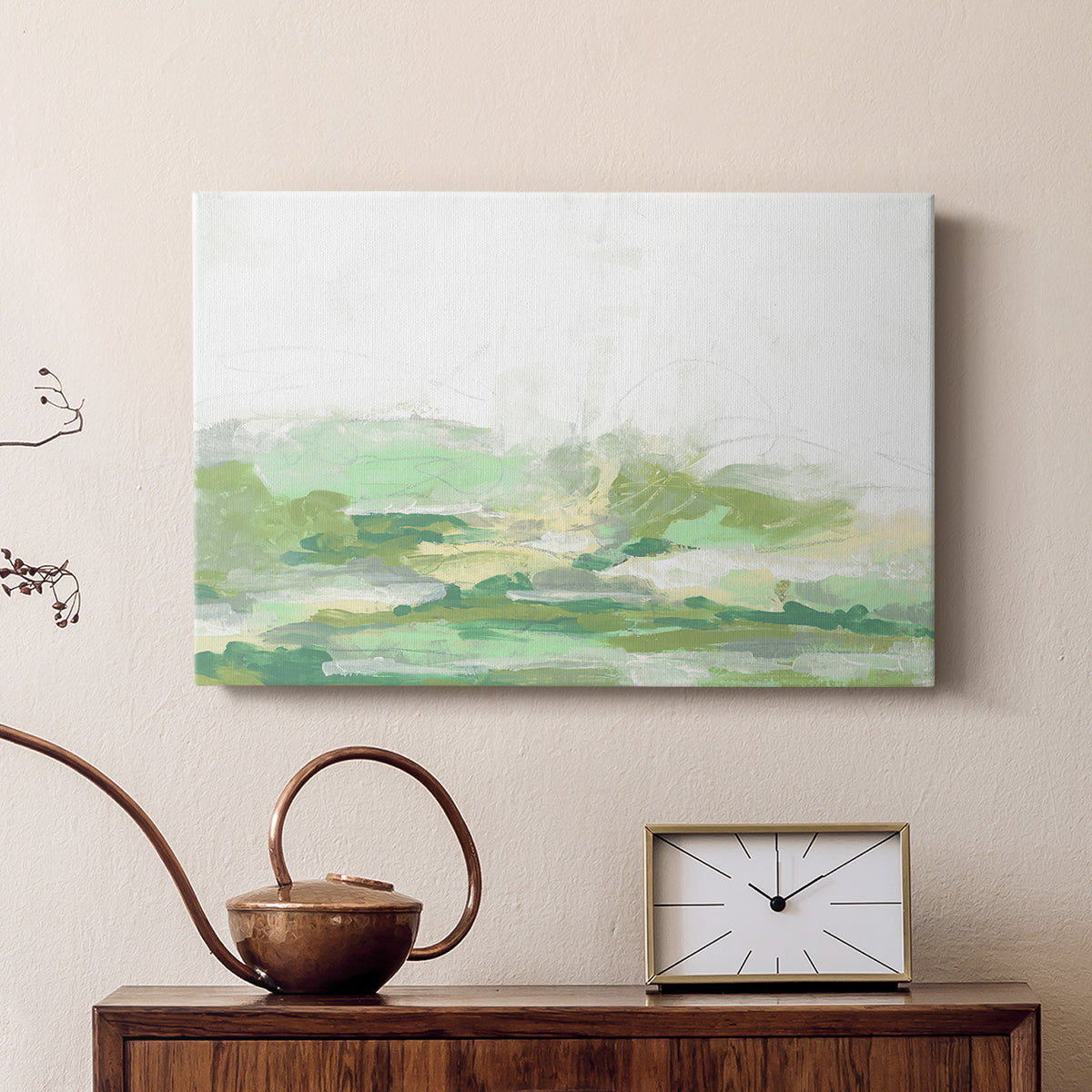 Green Mist Vista I - Canvas Art Print