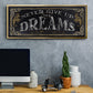 Dreams - Floater Framed Canvas Print