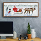 Santa's Snowmen Collection D - Floater Framed Canvas Print