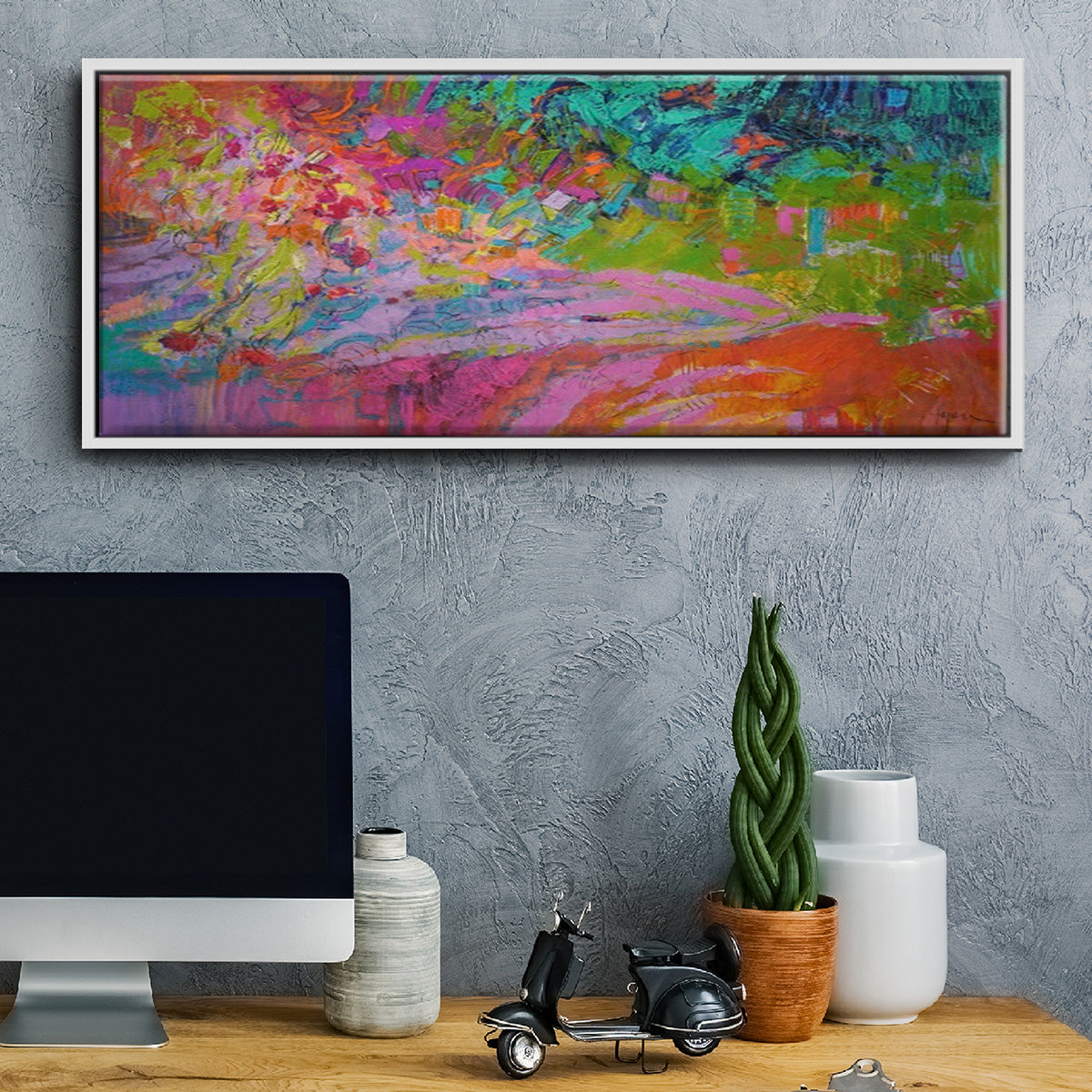 Passion Diva - Floater Framed Canvas Print
