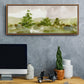Morning Retreat I - Floater Framed Canvas Print