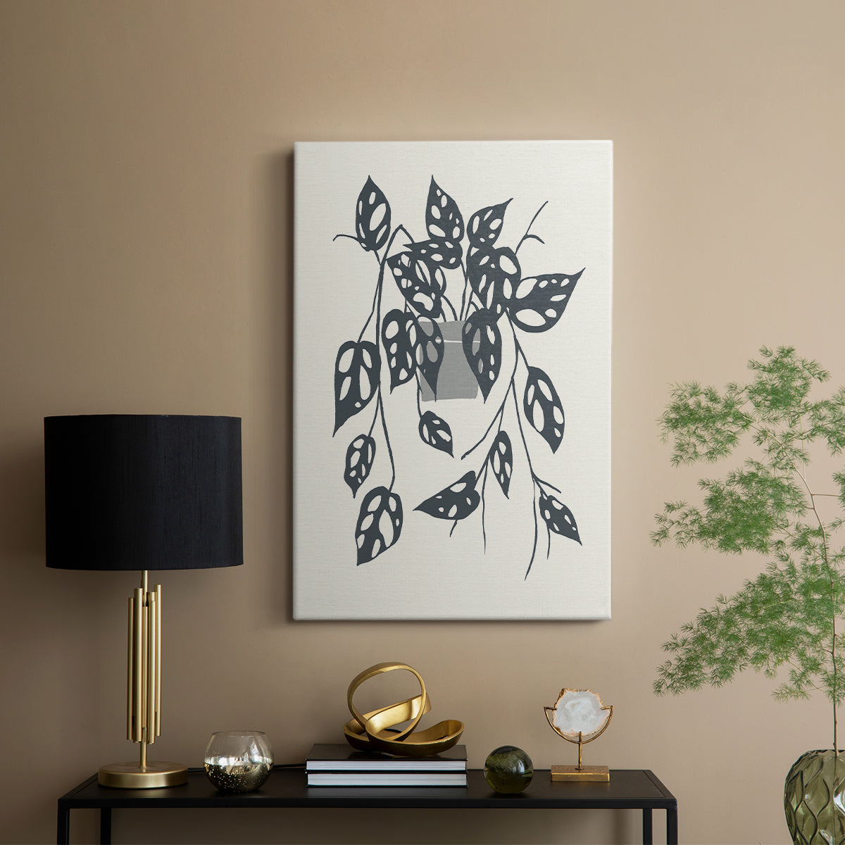 Growing Leaves V - Canvas Art Print