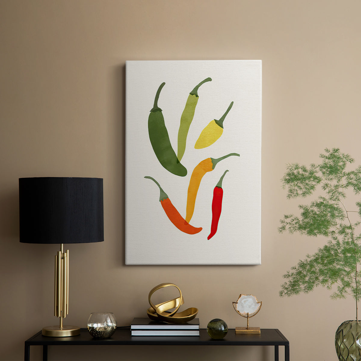 Organic Veg X - Canvas Art Print