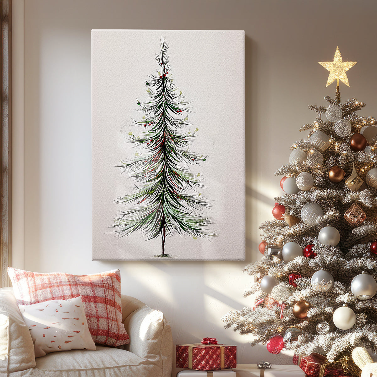 Night of Silver Blessing - Canvas Art Print