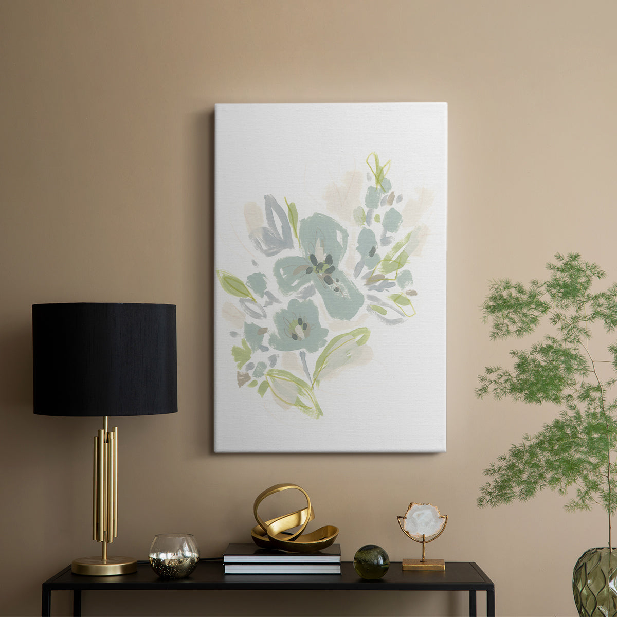 Seafoam Petals III - Canvas Art Print