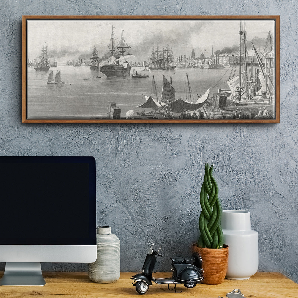 New Orleans - Floater Framed Canvas Print