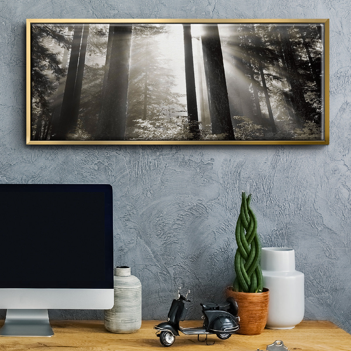 Morning Light - Floater Framed Canvas Print