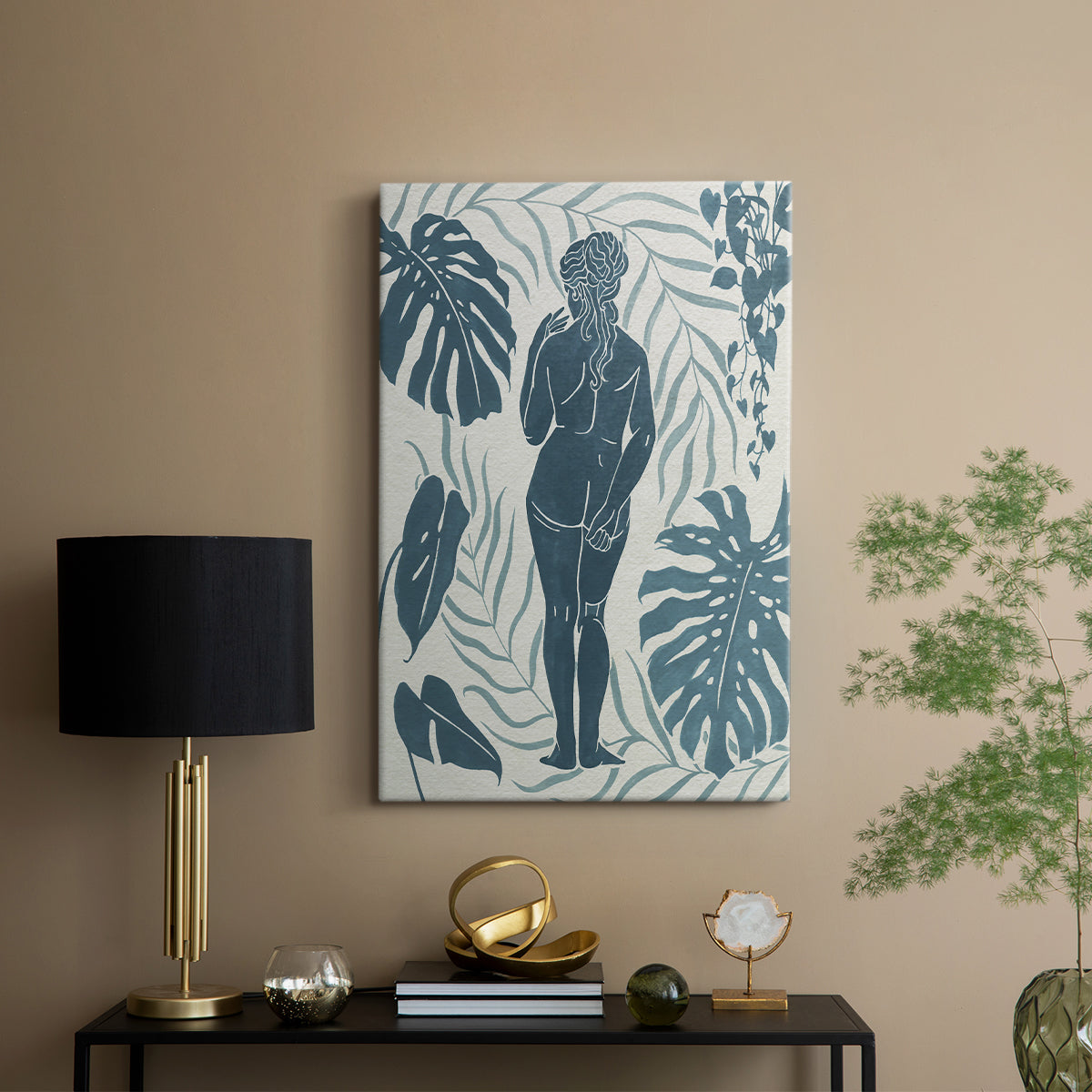 Moon Gazer III - Canvas Art Print