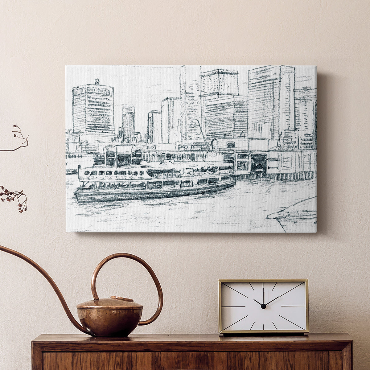 Ferryboats IV - Canvas Art Print