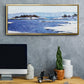 The Banks of the Fjord at Christiania, 1895 - Floater Framed Canvas Print