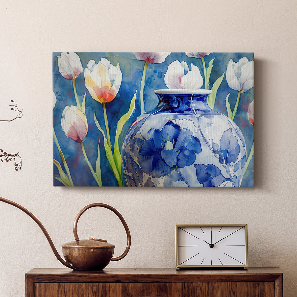 Floral Watercolor LII - Canvas Art Print