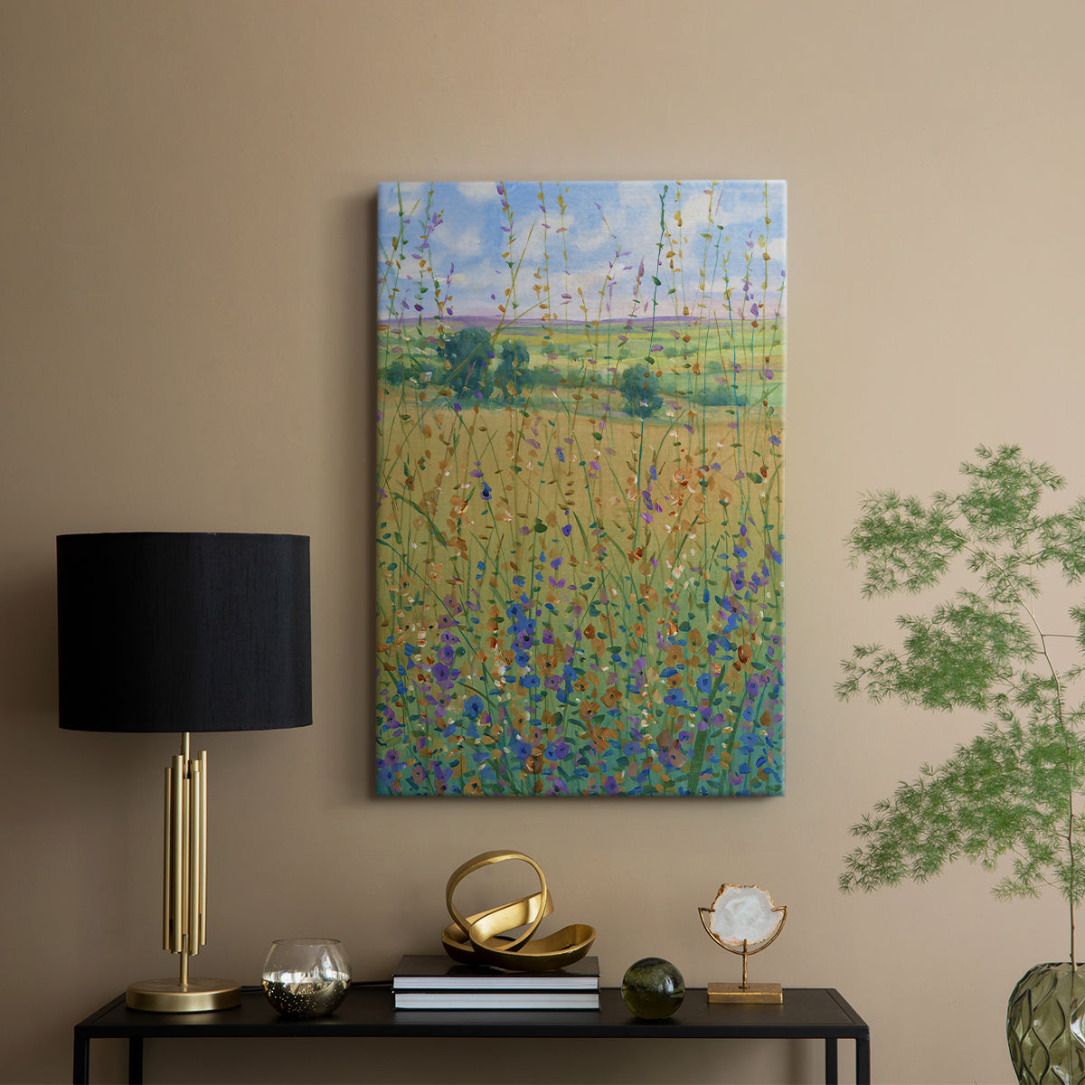 Wildflower Path I - Canvas Art Print