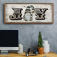 Winter Wonderland Friend Joy - Floater Framed Canvas Print