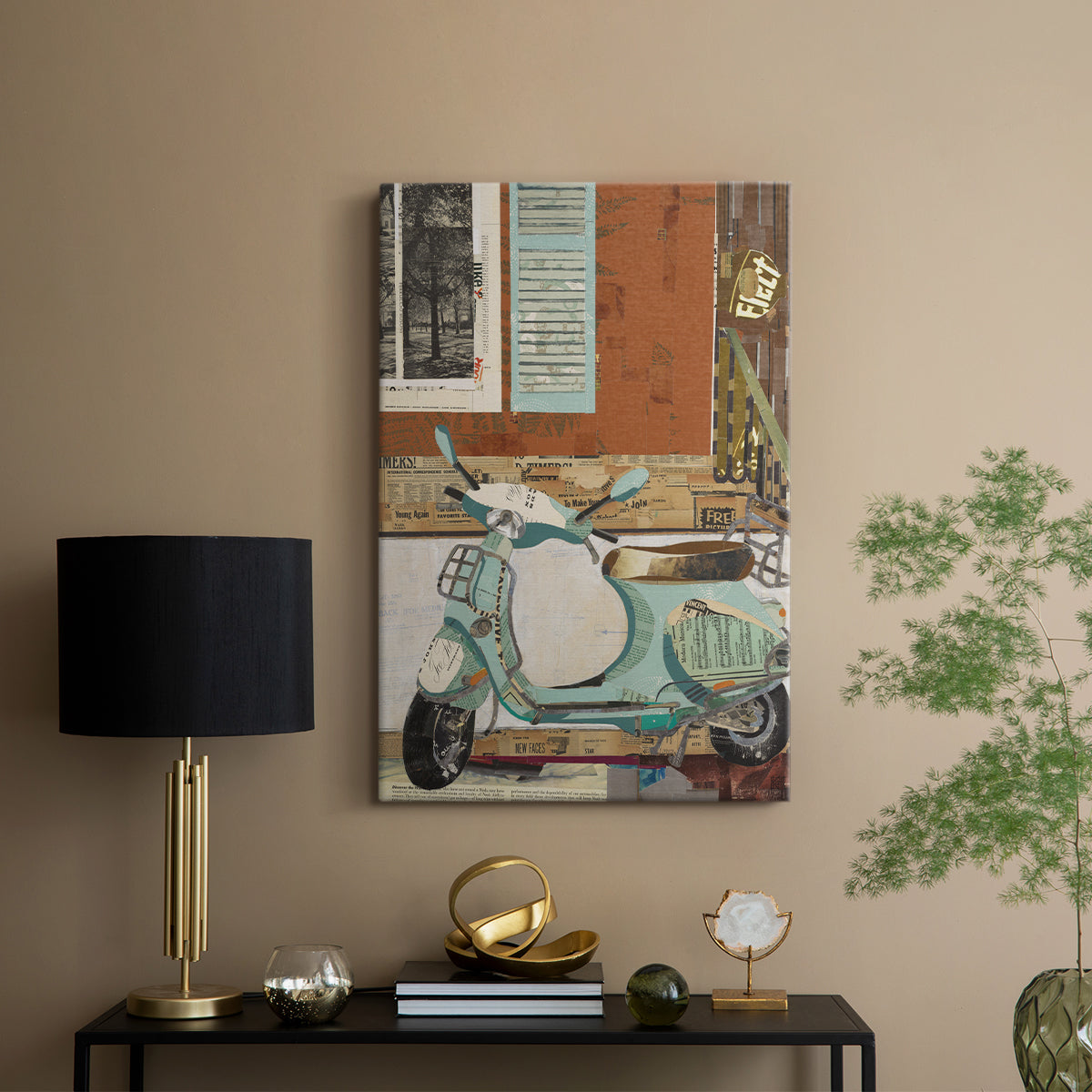 That Vespa - Canvas Art Print