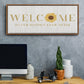 Welcome Happily Ever After - Floater Framed Canvas Print