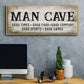 Man Cave Good Times - Floater Framed Canvas Print