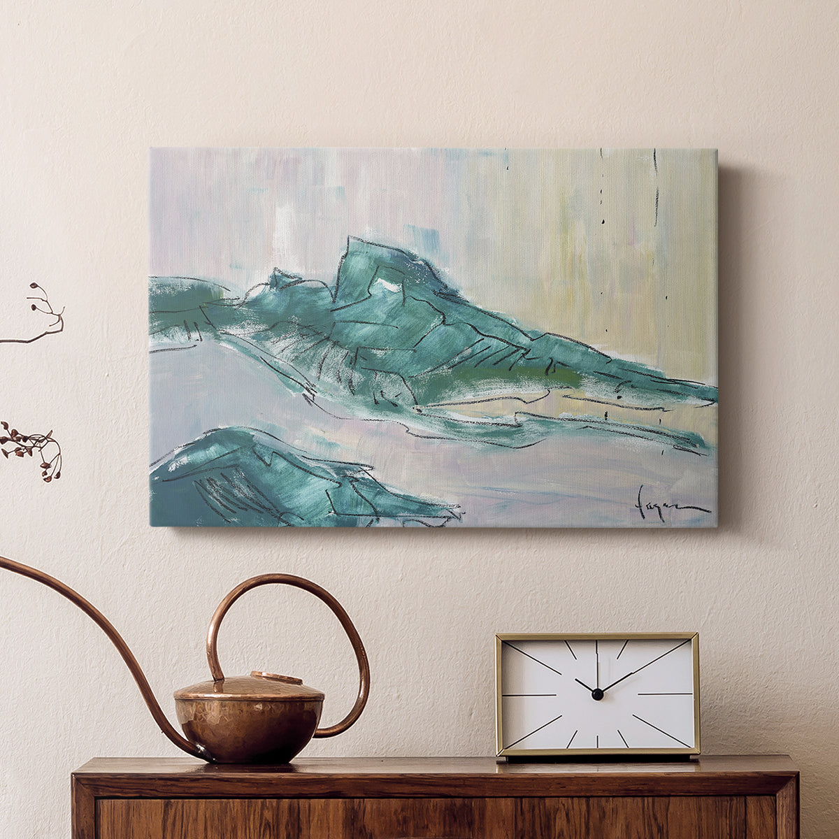 No tears for the Mountain - Canvas Art Print