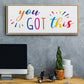 Rainbow Got This - Floater Framed Canvas Print