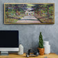 Pathway in Monet's Garden at Giverny, 1900 - Floater Framed Canvas Print