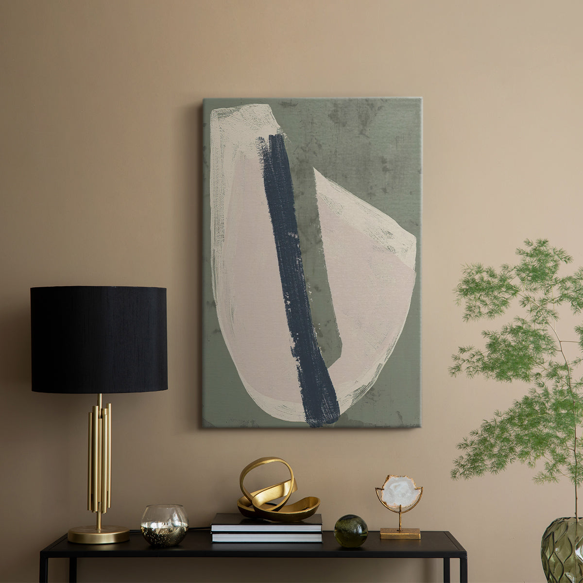 Paper Slice IV - Canvas Art Print