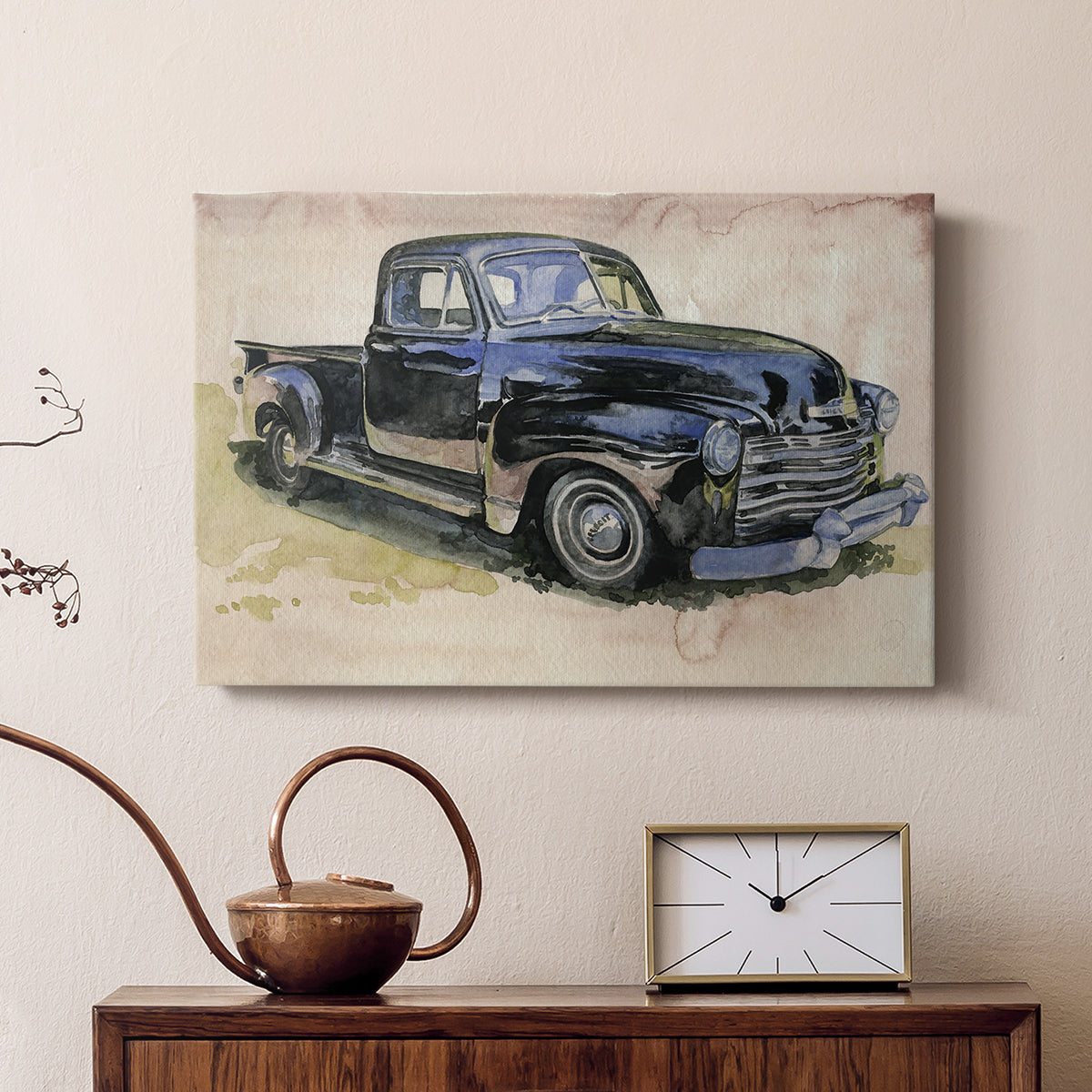 Antique Pickup II - Canvas Art Print