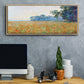 Oat and Poppy Field, 1890 - Floater Framed Canvas Print