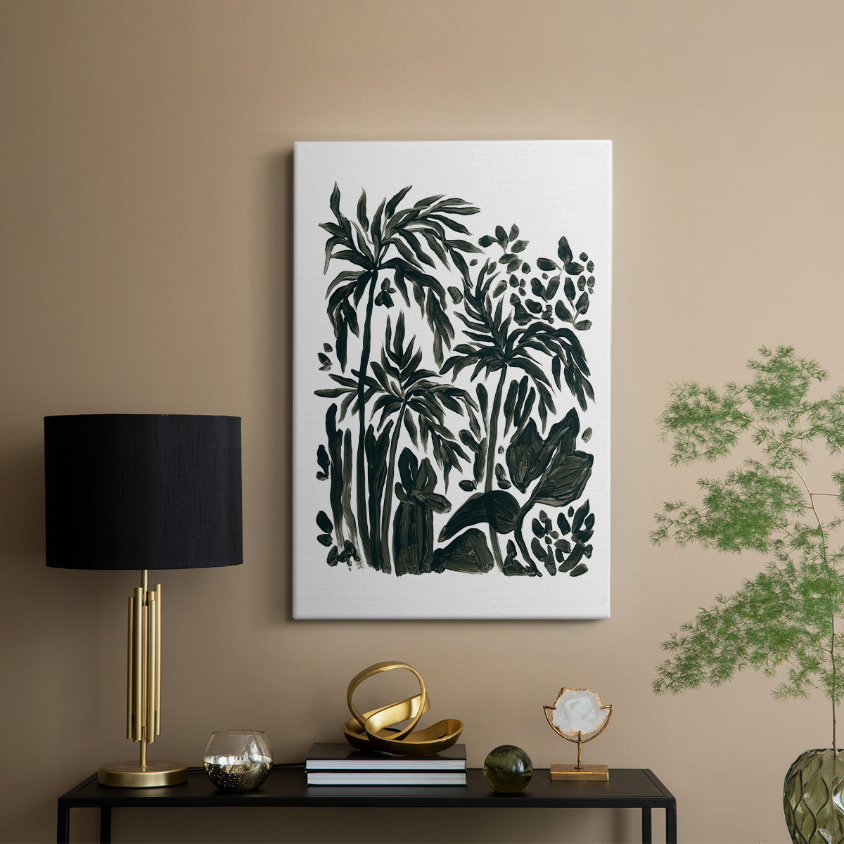 Ink Jungle III - Canvas Art Print