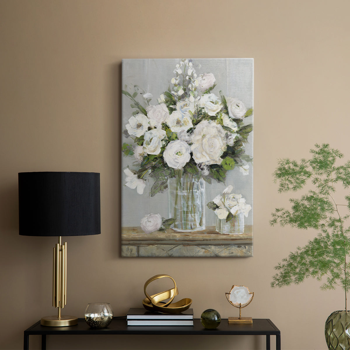 Cottage Whites - Canvas Art Print