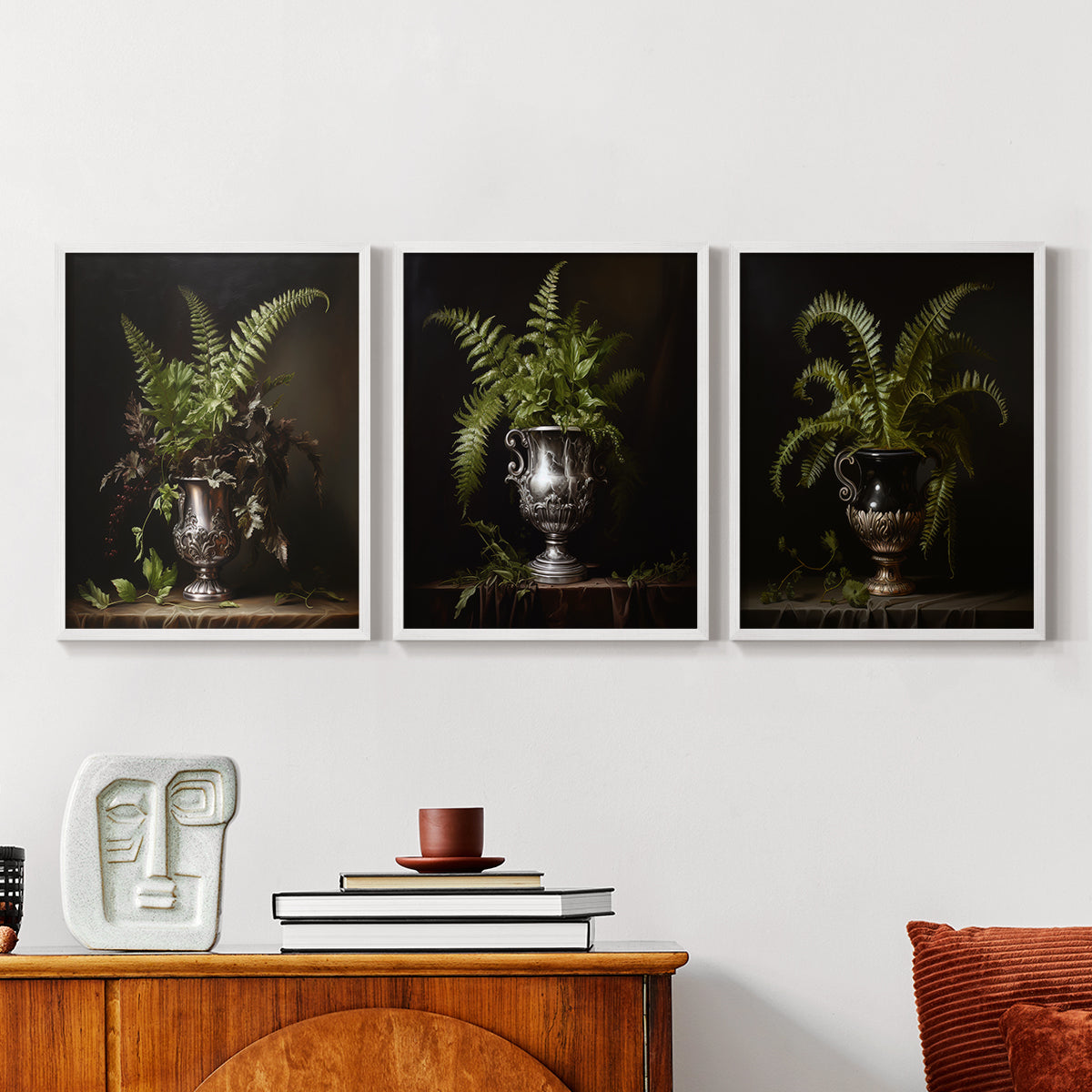 Floral Study Series LXXI - Restickable Framed Art Set