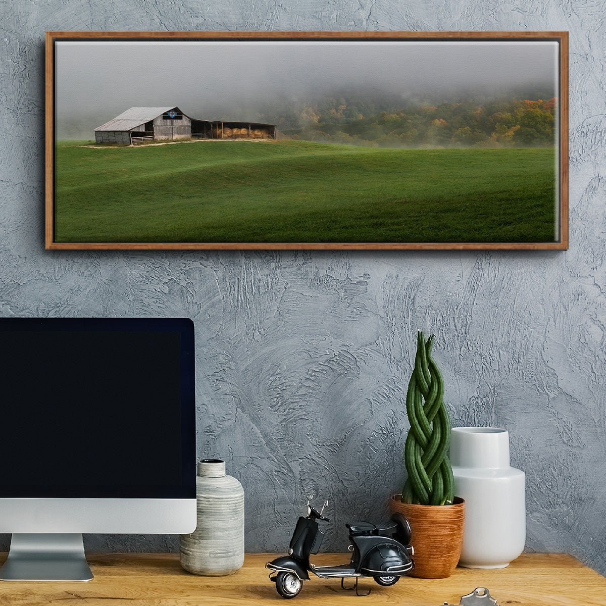 Mountain Air - Floater Framed Canvas Print