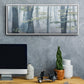 Chalky Misty Autumn Forest View - Floater Framed Canvas Print
