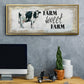 Farm Sweet Farm II - Floater Framed Canvas Print