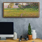 Morning Landscape, Giverny, 1888 - Floater Framed Canvas Print
