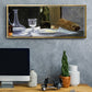 Still Life with Bottles, 1862 - Floater Framed Canvas Print