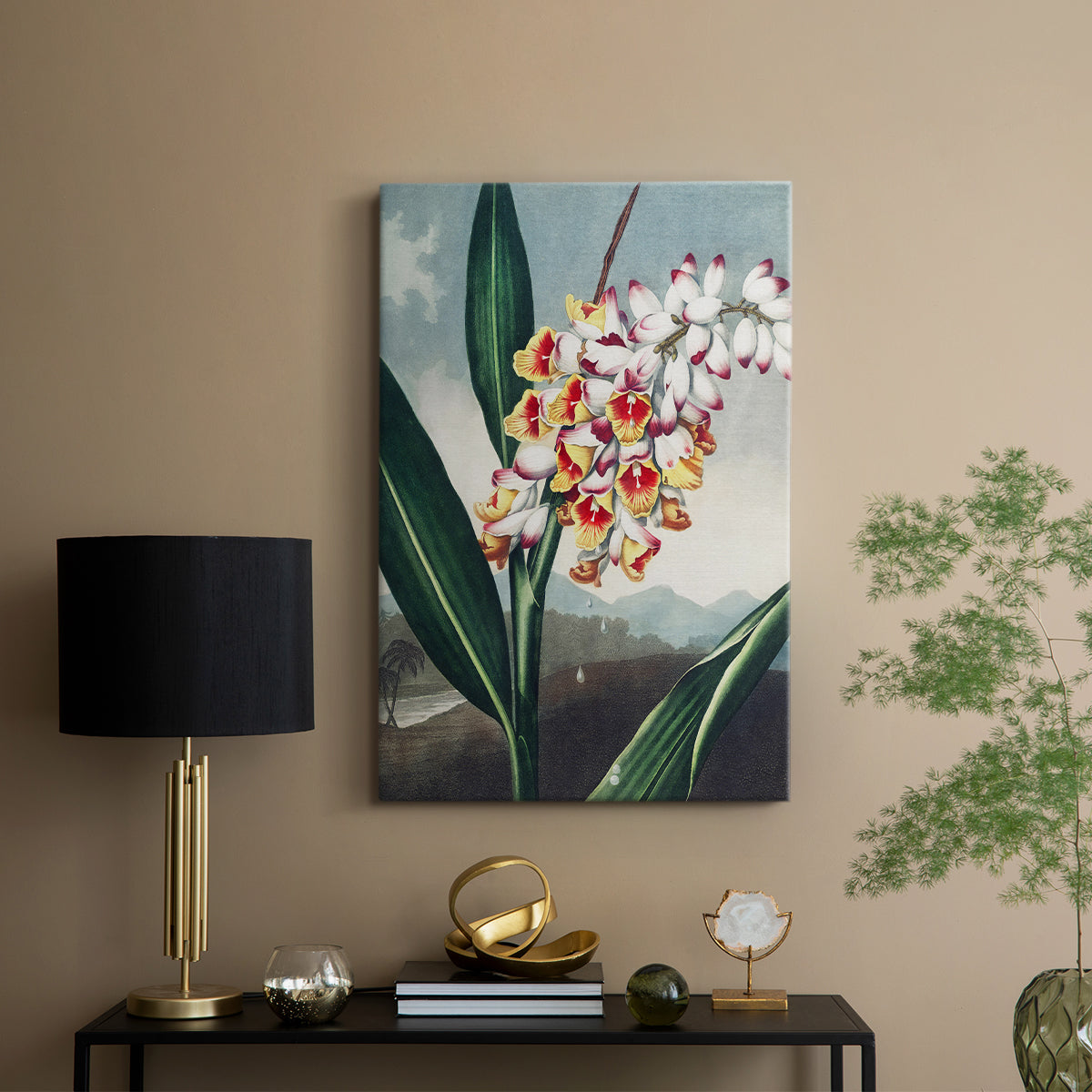 Temple of Flora VII - Canvas Art Print