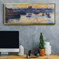 The Port of Dieppe, Evening, 1882 - Floater Framed Canvas Print