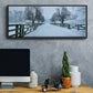 Snowy Road II - Floater Framed Canvas Print